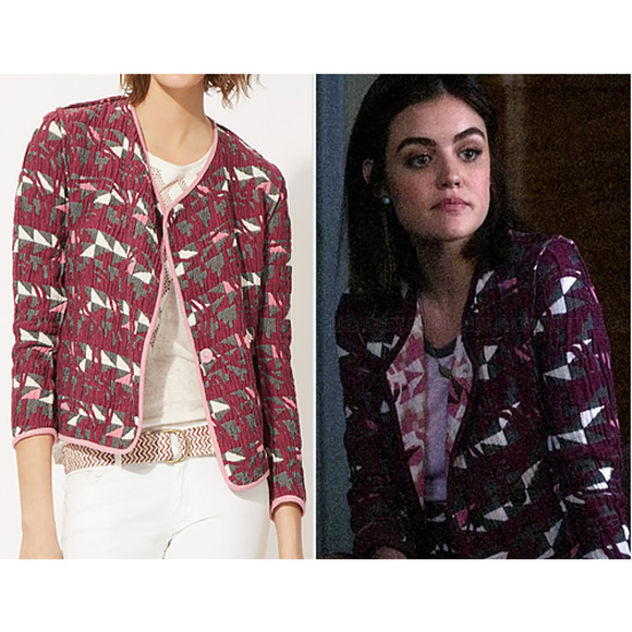 Maje Reversible Jacquard Textured Blazer Jacket Womens Size US 8 (40) Aria Pink - Picture 1 of 8